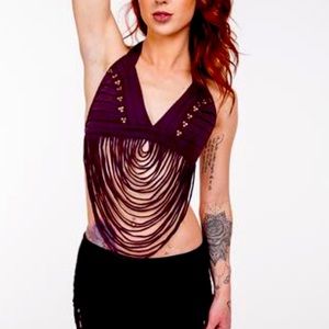 Kayo Anime Xavi Strings Stud Bra Top